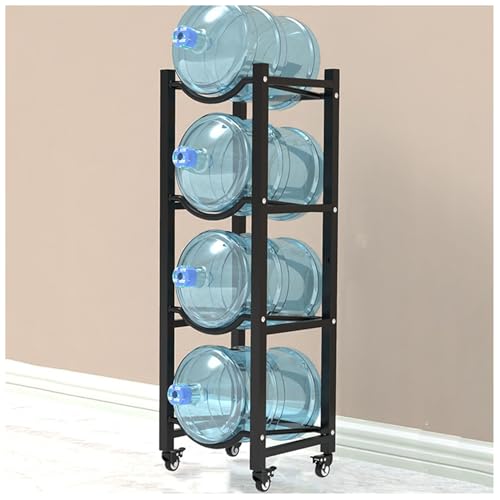 Soporte para jarra de agua con ruedas de alta resistencia y diseño duradero para garrafas