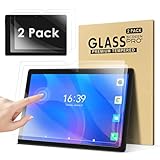 DETUOSI 2-PACK 10 inch Tablet Screen Protector [9.17' * 5.98' / 233mm * 152mm], Ultra-Clear Anti-Scratch Tempered Glass 10.1 inch Tab,Compare size of Tempered Glass Film with Size of your Tablet