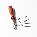 7 in 1 Adjustable Pro Stitching Groover and Creasing Edge Beveler Leathercraft Sets to Sew & Crease Leather