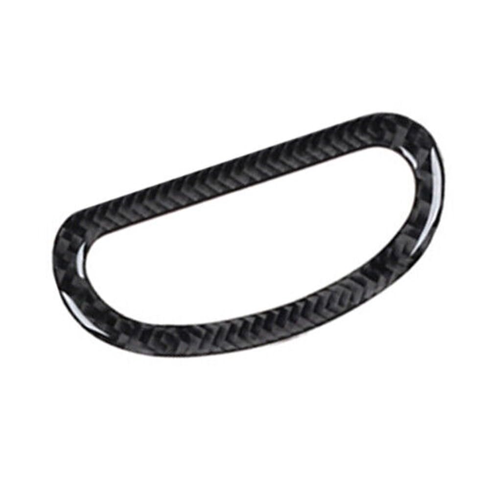 Pannello di copertura in fibra di carbonio per Fiat 500L 2014-2017, nero