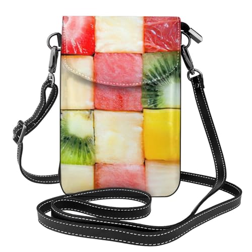 Sac à bandoulière Kiwi mini en forme de pastèque pour femme