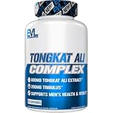 Evlution Nutrition Tongkat Ali - Men’s Health + Vitality Supplement - 800mg Tongkat Ali + 200mg Tribulus - Performance Support - Vegan + Gluten Free Capsules - 30 Servings