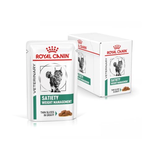 Veterinary Satiety Weight Management | Nassfutter für Katzen | 2 x 12 x 85g
