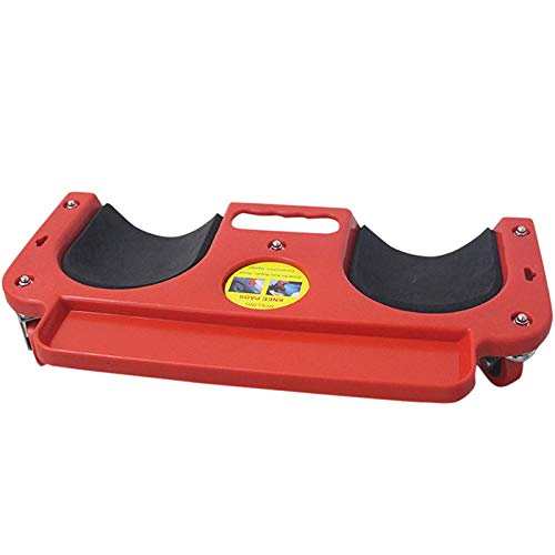 Lopbinte Rolling Knee Pad with Wheels Built in Foam Padded Creeper Platform Laying Tile or Vinyl Auto Repair Protecting Knees