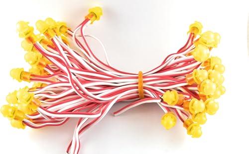 Image of SME 1 pics 12 Volt DC 6 Meter Long 50 Led Copper Wire Chain Light (Yellow)