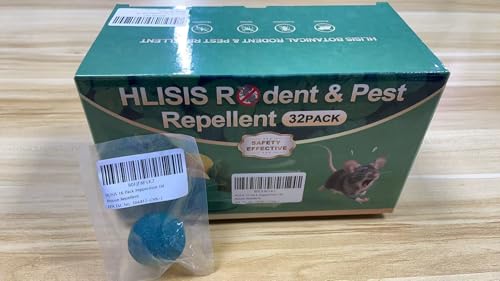 HLISIS Mouse Rat Repellent, Keeps Rodent Away Effectively from Garden & Home (Peppermint)