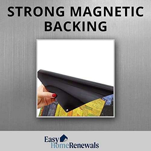 Appliance Art Magnetic Dishwasher Front Door Cover Sheet | Kitchen Appliance Décor | Vinyl Decal For Instant Update | Trimmable Magnet | Easy To Clean & Maintain | 23.5” X 26” | Old World Wine #TOP6