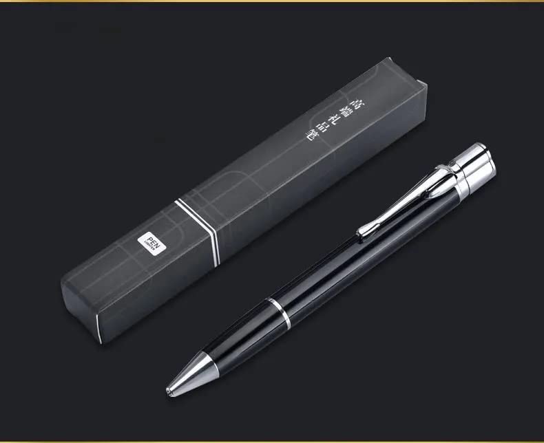 Image of Ritmo 2 in 1 Ball Point Pen Shape Windproof Ultra Thin Lighter - Long Strip Metal Jet Straight Fire (Gas Not Included) (Blue)