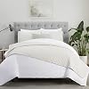Serta ComfortSure Soft 2-Piece Twin Quilt Bedding Set, Includes Bedspread/Coverlet and Pillow Sham, Bedding for All Seasons, Machine Washable, Ivory