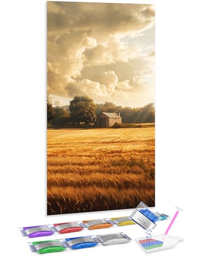 Diamond painting 5D completo Jumpdot: cuadro de diamantes grandes de 70x40 cm DIY