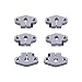 Eowpower 6Pcs Aluminum SHF8 Size 8mm Linear Rod Rail Shaft Support Motion