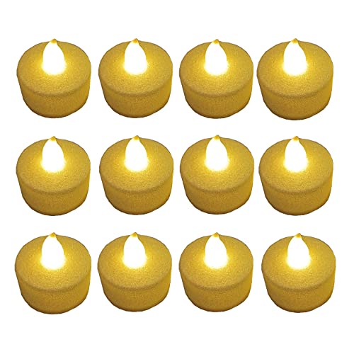 12 velas electrónicas LED Velas sin llama con pilas Adecuado para decoración navideña, hogar, escuela, restaurante, Halloween, Navidad (Blanco) Cover