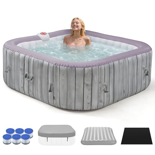 BTMWAY 73' Inflatable Hot Tub,4-6 Person,Portable...