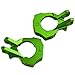 FriHobby Aluminum Front Spindle and Carrier Set for 1/10 Losi Tenacity All: Steering Knuckles & C-Hubs for Tenacity TT Pro 4WD SCT/DB Pro Lasernut U4 Upgrades, Replaces LOS234018 (Green)