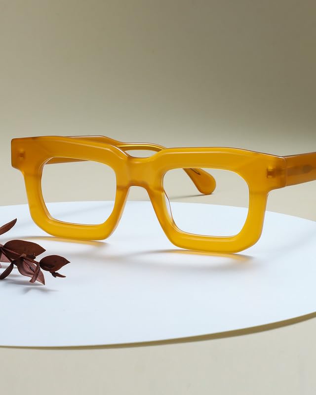 Image of Blue Light Blocking Glasses - Anti Glare & Eyestrain, 99% Filter, Lightweight Acetate Frame for Gaming /Office /Reading