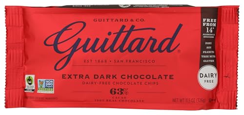 Guittard Baking Chips, 63% Extra Dark Chocolate, 11.5 oz