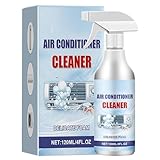 Spray Nettoyant Pour Climatisation Mobile Split, 600 Ml Spray Moussant Sans Rinçage Bombe De Nettoyage Pour Climatiseur De Voiture Maison Auto