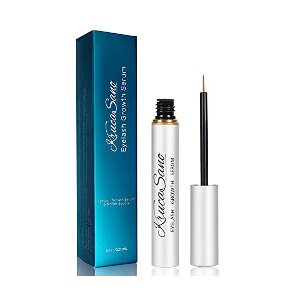 Eyelash-Growth-Serum-Krucasano-Eyebrow-Enhancer-Lash-Serum-for-Longer-Fuller-Lashes-Brow-Thicker-Pure-Plant-Extracts-Lash-Enhancing-Serum-3ml Eyelash Growth Serum, Krucasano Eyebrow Enhancer Lash Serum for Longer Fuller Lashes & Brow Thicker, Pure Plant Extracts Lash Enhancing Serum, 3ml, 0.1 Fl Oz (Pack of 1)