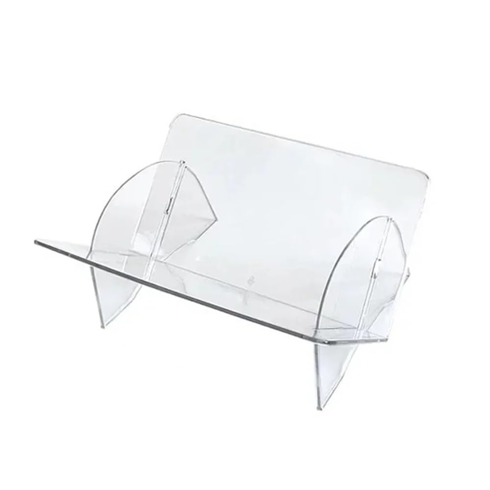 RYUQW3RE Cd Storage Rack Disc Storage Rack CD Album Record Display Stand Transparent Bookshelf(Clear)