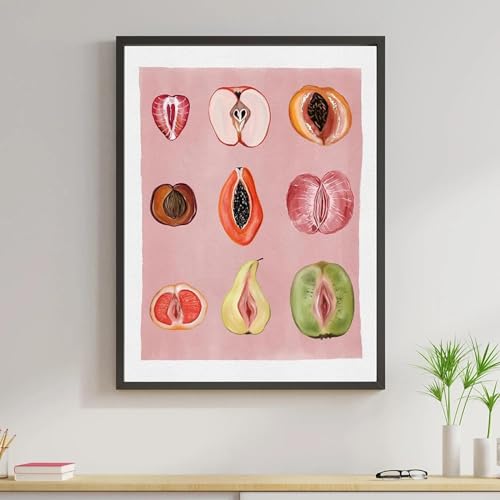 Tableau d'art mural fruits vintage pour illuminer la décoration de maison