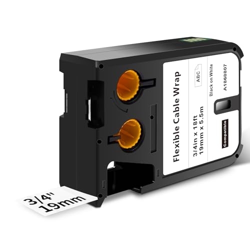 Ruban Dymo XTL 1868807 étiquette câble flexible qui ne se décolle pas pour XTL-300 XTL-500