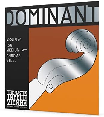 Thomastik-Infeld 1294/4 Dominant Nylon Core Violin E-String, Plain/Ball, Medium Gauge, 4/4 Scale