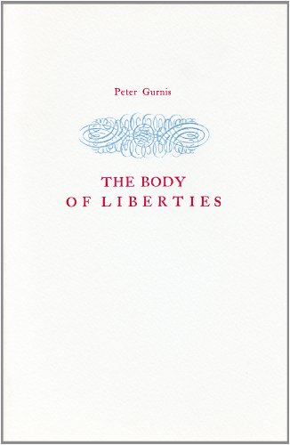 The Body of Liberties 0930901452 Book Cover