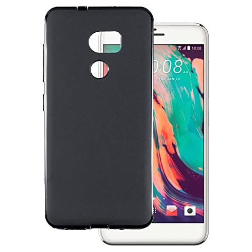 OAGELIM Funda Compatible con HTC One X10 Case Antigolpes con Cubierta Protectora Flexible de TPU Suave y Resistencia a Arañazos con Protección (Negro)