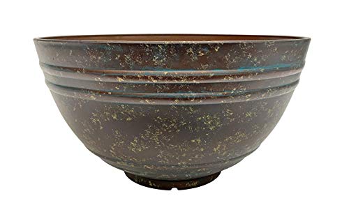 Classic Home and Garden 9415D-377R Pflanzgefäß, 36,8 cm, Super Bowl, verwittertes Kupfer Cover