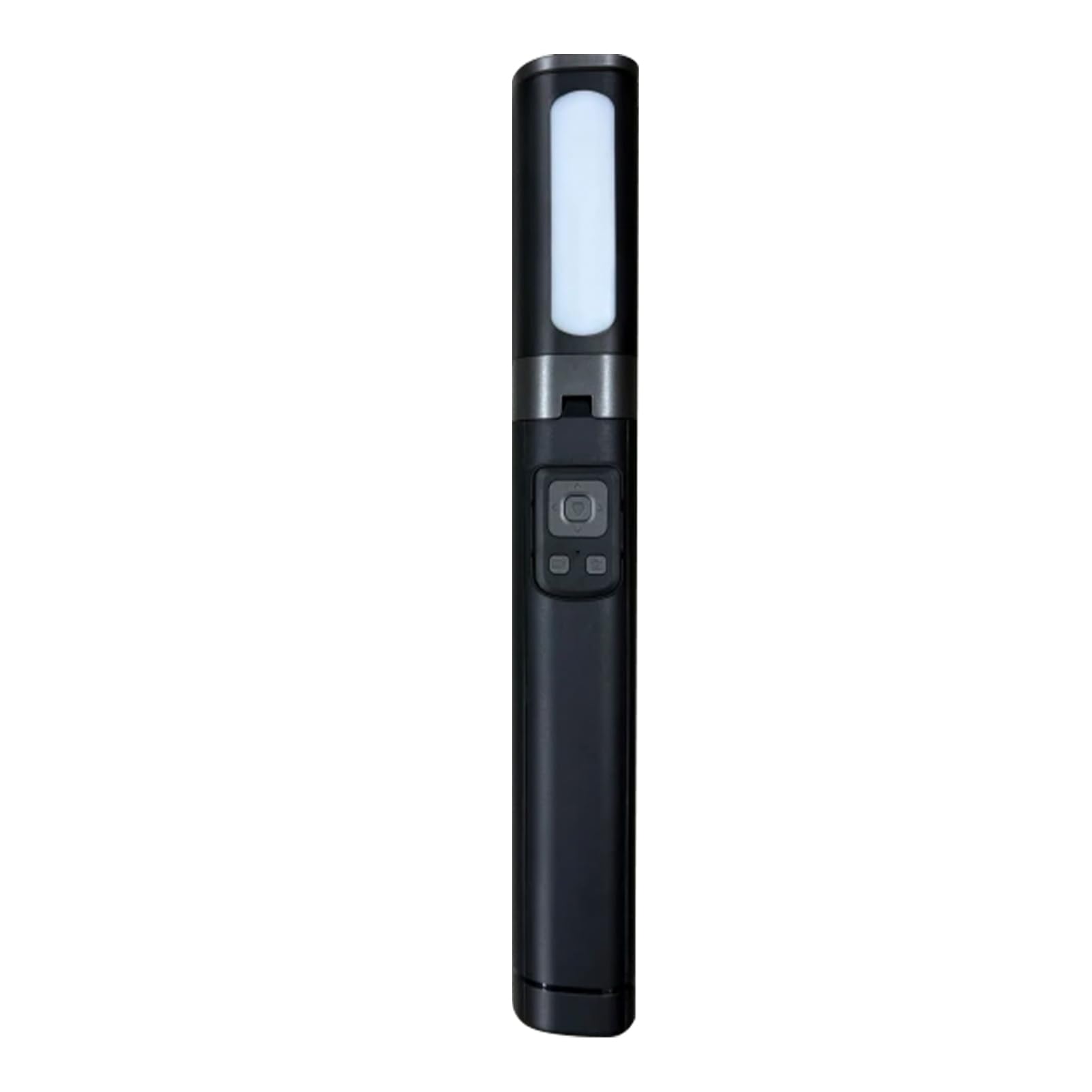 Treppiede per Selfie Stick a 4 Gambe, Supporto Estensibile in Lega di Alluminio, Supporto per Telefono a 360° con 27 Luci di Riempimento a LED e Telecomando Bluetooth, per Smartphone da