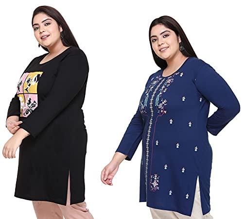 Image of RYSH Women's Plus Size Printed Long Top