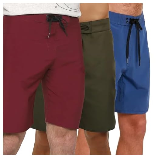 KIT 3 Shorts SURF LISO Mauricinho Bermuda Praia Academia Tactel Verão 1045 (BR, Alfa, G, Regular, Regular, Colorido)