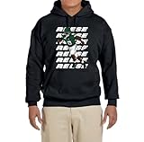 Tenacious Tops New York Arvell Reese Text Pic Hooded Sweatshirt Hoodie ADULT XL Black