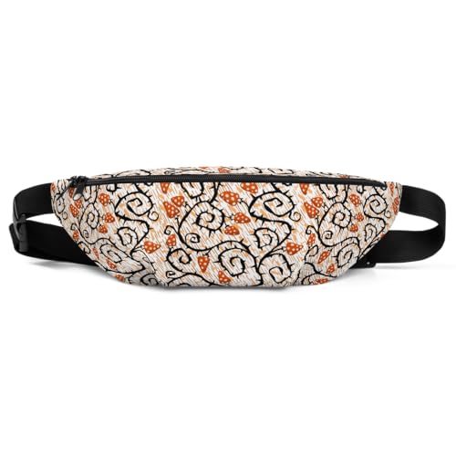 Sac banane fraise et vigne multicolore en taille M-L pour style décontracté