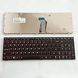 Eobruweo Laptop Replacement Keyboard US for Lenovo Ideapad Y500 Y500N Y510 Y510p No TrackPoint,No Backlit