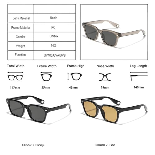 Lunettes de soleil tendance à dégradé avec rivets de finition premium - 3