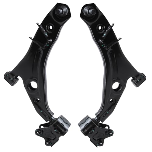 Image of Detroit Axle - 6pc Front End Control Arms Kit for 07-14 Ford Edge Lincoln MKX, 2 Lower Control Arms w /Ball Joint 2 Outer Tie Rods 2 Sway Bars 2007 2008 2009 2010 2011 2012 2013 2014 Replacement