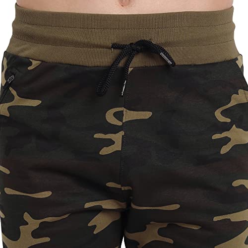 Peppyzone-Mens-CamouflageMilitary-Printed-Cotton-Shorts