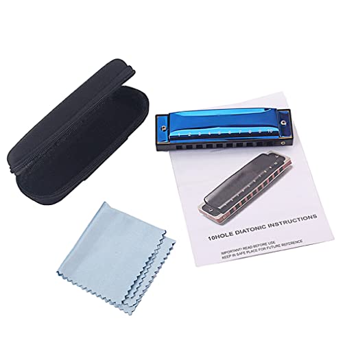 EUIOOVM Ten Holes C Key Harmonica diatonique Durabilité pour débutants adultes - Les Beatles, Paul McCartney, John Lennon, RIngo Starr, George Harrison EUIOOVM Ten Holes C Key Harmonica diatonique Durabilité pour débutants adultes