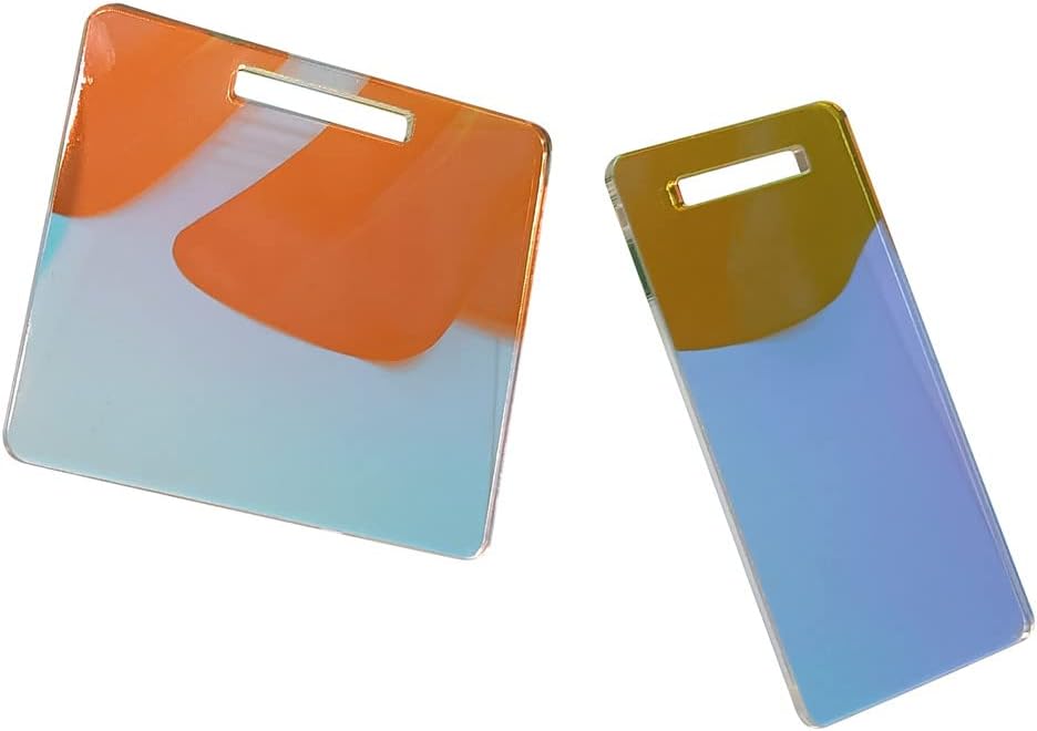 1/12" Acrylic Badge Buddy Blanks,Horizontal & Horizontal