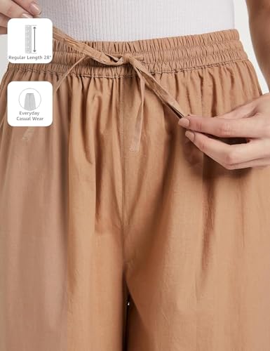 Image of Pack of 1 Stylish & Comfortable Rayon Cotton Straight Cut Wide Legs Palazzo Trousers for Women /Knitted Rayon Cotton Ethnic Palazzo White