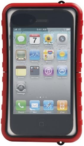 Krusell SEaLABox Universal Waterproof Case for iPhone 4/4S HTC Wildfire S Samsung Galaxy Ace Xperia neo/neo V and Other Smartphones - Red