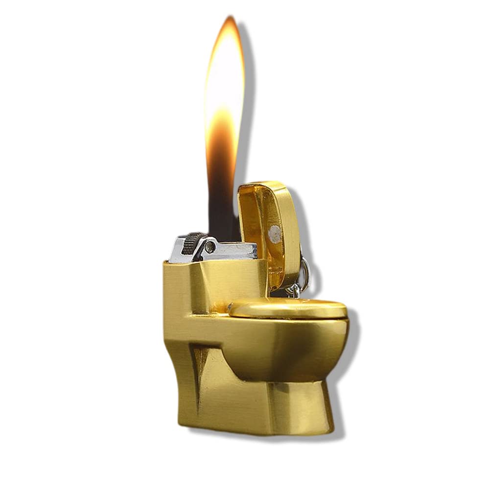 Amazon.co.jp: トイレ型ライター、詰め替え可能なブタンライター