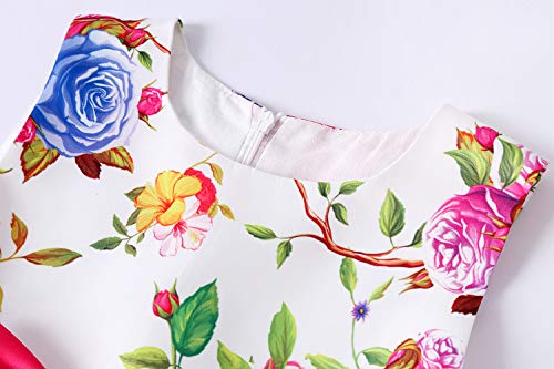 Llqkjoh Girl Dress Kids Ruffles Lace Party Girls Maxi Pageant Dress Girls Special Occasion Dresses 4-6X Kids Birthday Dresses For Girls Size 10-11 (1868 Fushia,10) #TOP2