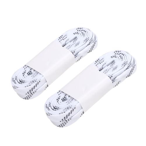 Cadarços de Skate de Hóquei Encerados para Patins Juniores Juniores, Ponta Moldada à Prova D'água E