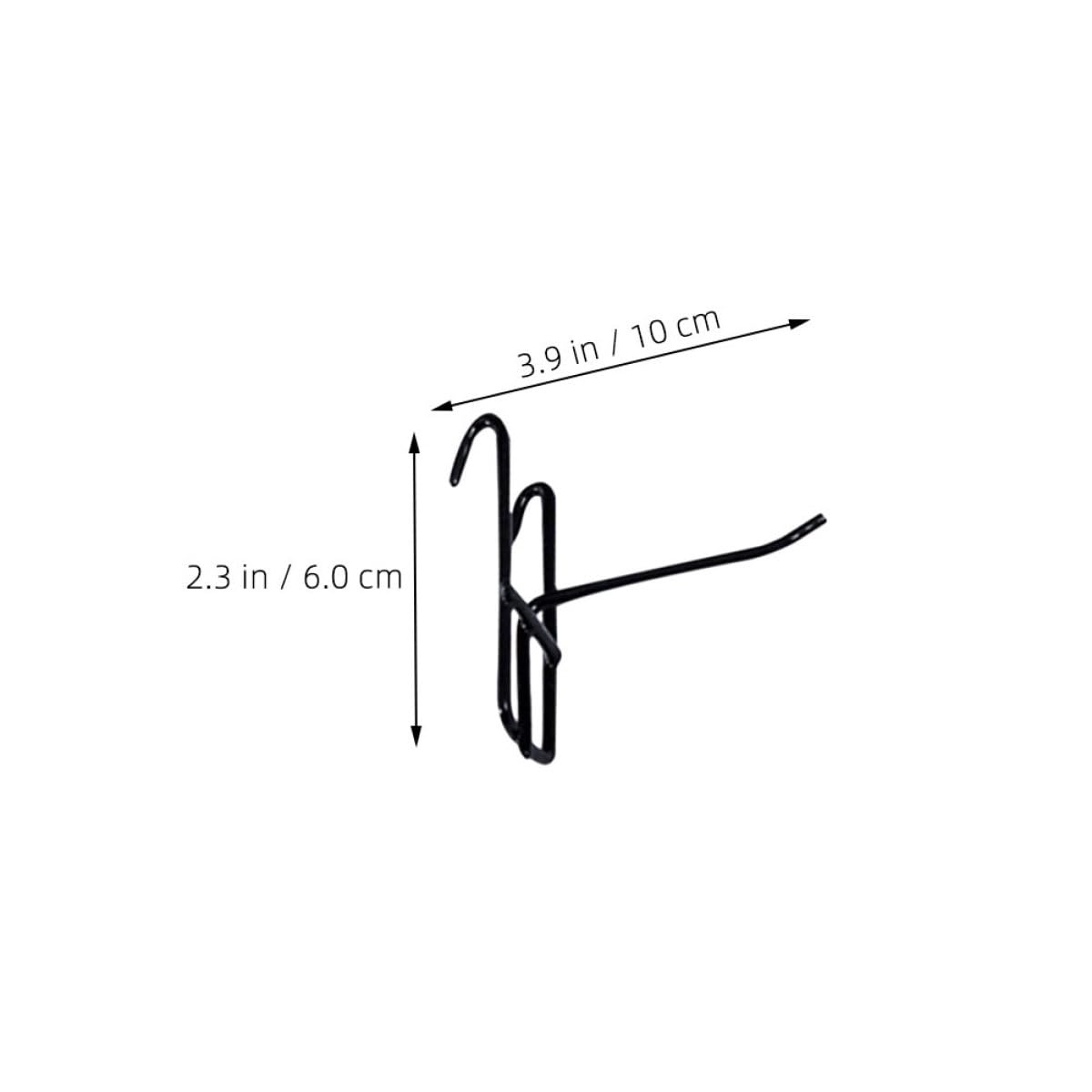 ULTECHNOVO 50pezzi Ganci per Scaffalature Metalliche e Pannelli Griglia in Metallo per Uso Domestico Dettaglio Facile Installazione e Compatibilità