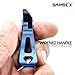 SAMSFX MINI Fishing Line Cutters with Retractors, Braid Scissors,Tungsten Line Cutter That Cut Braid, Mono and Fluoro Lines Clean and Smooth Fly Fishing Equipment (Gradient Blue)