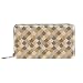 Produktbild Damen Geldbörse mit Reißverschluss und Handy, Clutch, Reisetasche, Kartenhalter, Organizer, Handgelenke, Fischhaut, nahtloses Muster