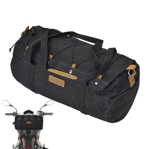 Mochila de almacenamiento para viaje de motocicleta en lienzo retro impermeable para la aventura