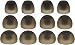 12pcs (TRS-B) 4S / 4M / 4L Replacement Set Ear Adapters Ear Tips Earbuds Compatible with Sol Republic AMPS, AMPS HD, Jax, Shadow and Relays Sport Wireless In-Ear Earphones